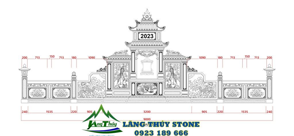 Bản vẽ lăng mộ đá Bản vẽ lăng mộ đá