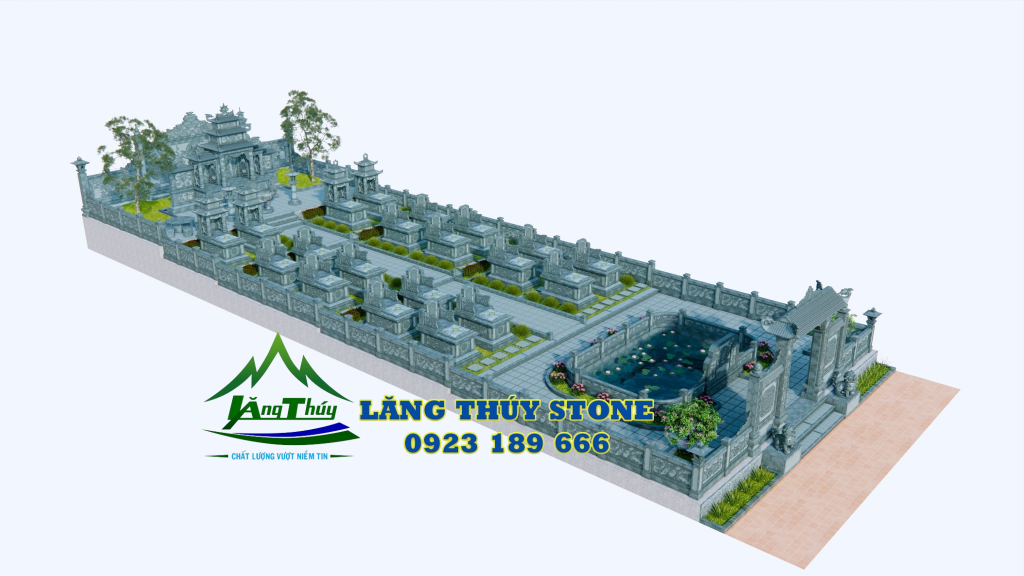 Mẫu 3D khu lăng mộ đá Mẫu 3D khu lăng mộ đá