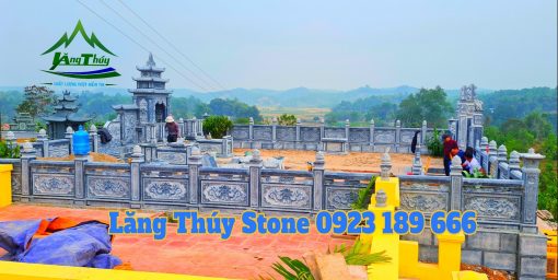 khuon vien lang mo da dep hoa binh