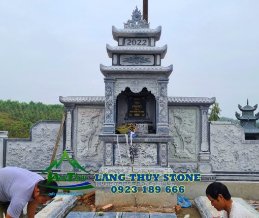 Lăng mộ đá xanh đen 5