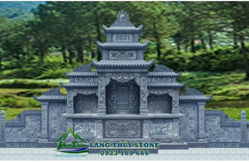 Lăng mộ đá đẹp xanh đen 5 Lăng mộ đá đẹp xanh đen 5