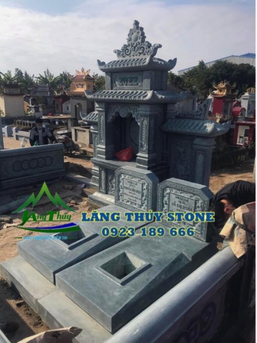 Lăng mộ đá đẹp xanh rêu 11