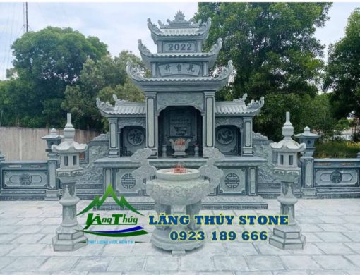 Lăng mộ đá đẹp xanh rêu 6