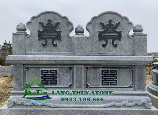 Mẫu mộ đá đôi 1