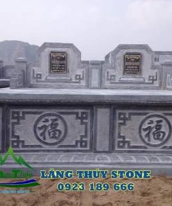 Mẫu mộ đá đôi 5