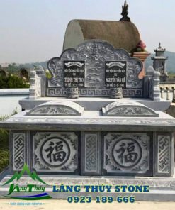 Mẫu mộ đá đôi 8