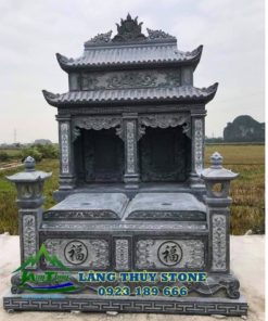 Mẫu mộ đá đôi 9