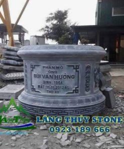 Mẫu mộ đá tròn 1