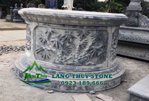 Mẫu mộ đá tròn 11