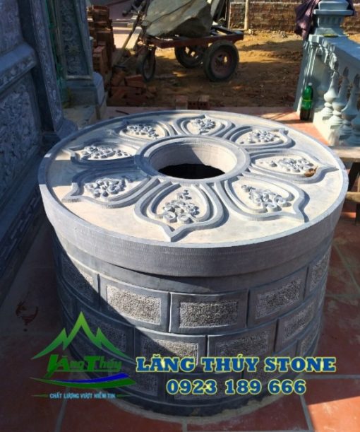 Mẫu mộ đá tròn 12
