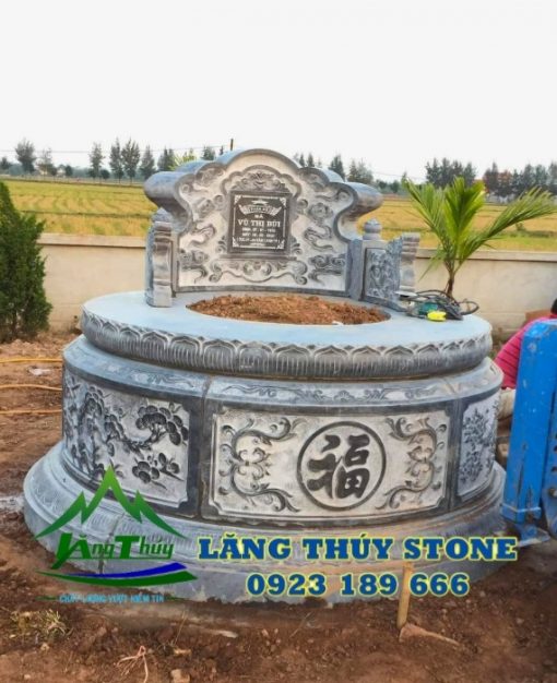 Mẫu mộ đá tròn 13 Mẫu mộ đá tròn 13