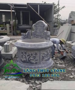 Mẫu mộ đá tròn 14