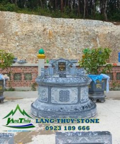 Mẫu mộ đá tròn 2