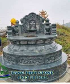 Mẫu mộ đá tròn 3