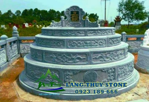 Mẫu mộ đá tròn 4