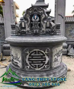Mẫu mộ đá tròn 8