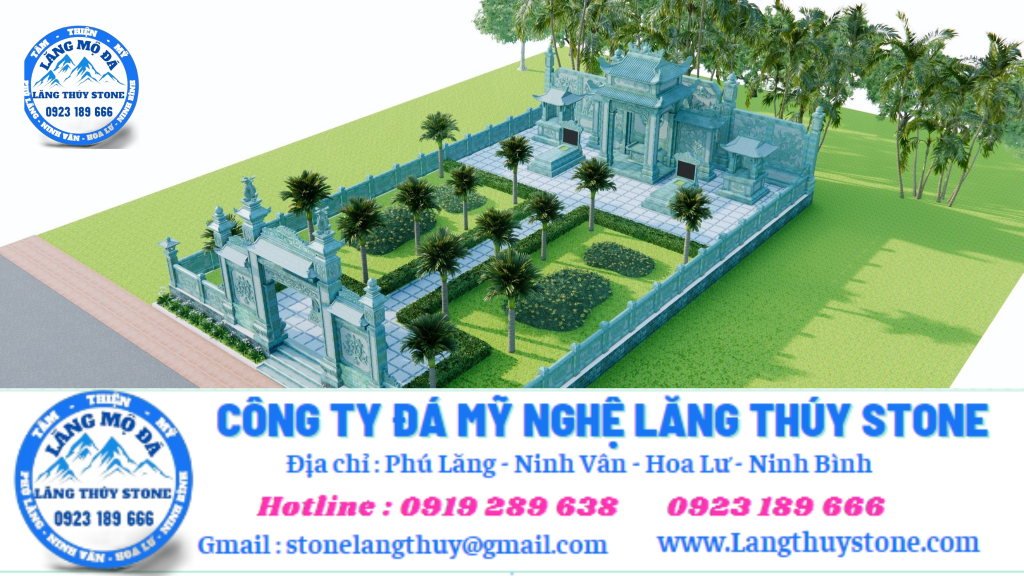 Thiết kế lăng mộ đá 3D, đá tự nhiên