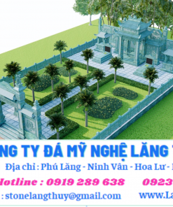 Thiết kế lăng mộ đá 3D, đá tự nhiên