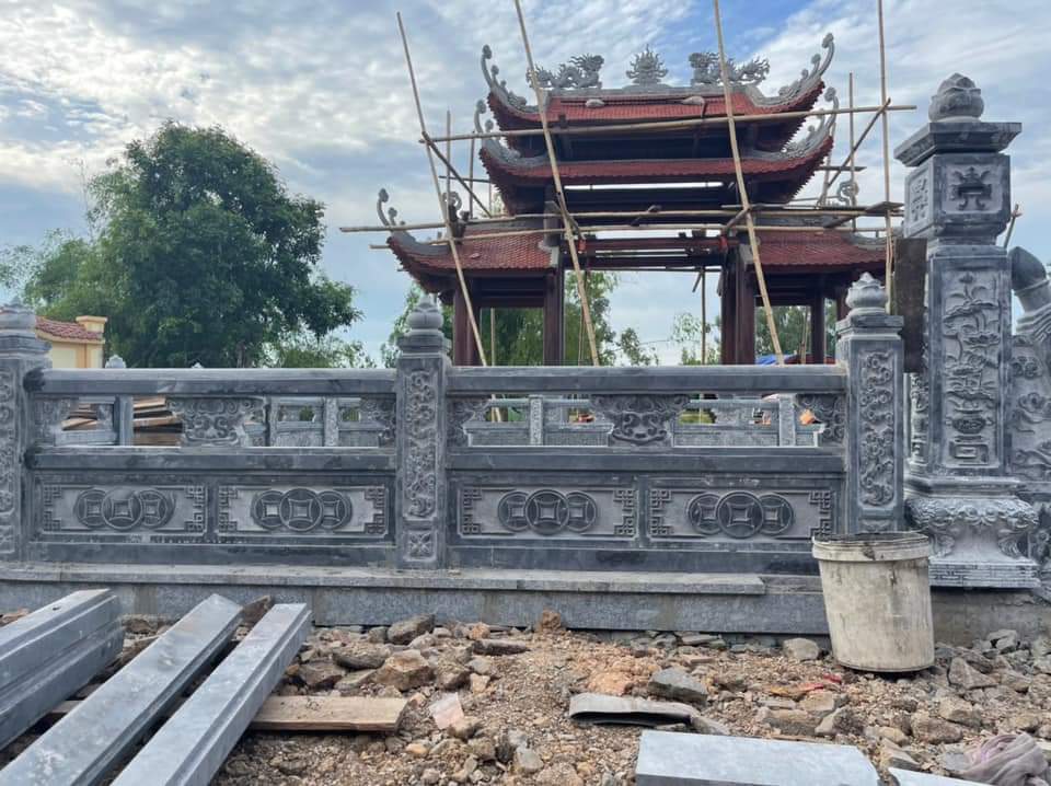 Cách Bảo Quản Lăng Mộ Đá Bền Đẹp Đá tự nhiên Mẫu lan can đá đẹp 1