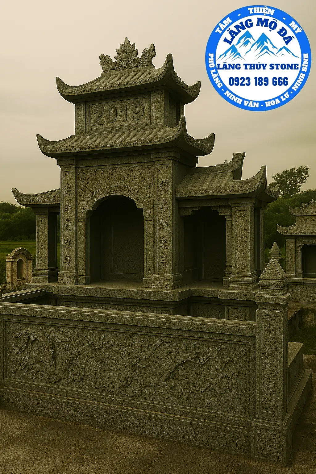 Lăng Mộ Đá Tự Nhiên – Lựa Chọn Bền Vững Cho Tín Ngưỡng Gia Đình Lăng mộ đá tự nhiên