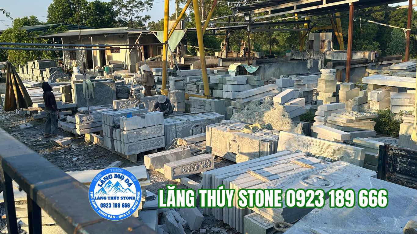 Xưởng sản xuất lăng mộ đá Lăng Thuý Stone tại Ninh Bình